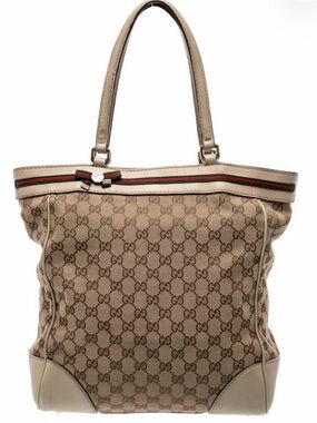 Gucci Canvas And Leather Mayfair